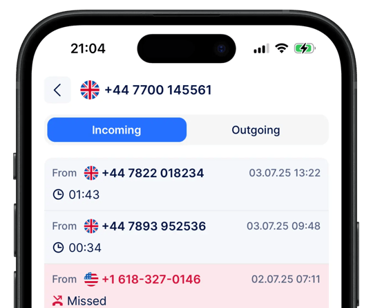 Receiving Calls
