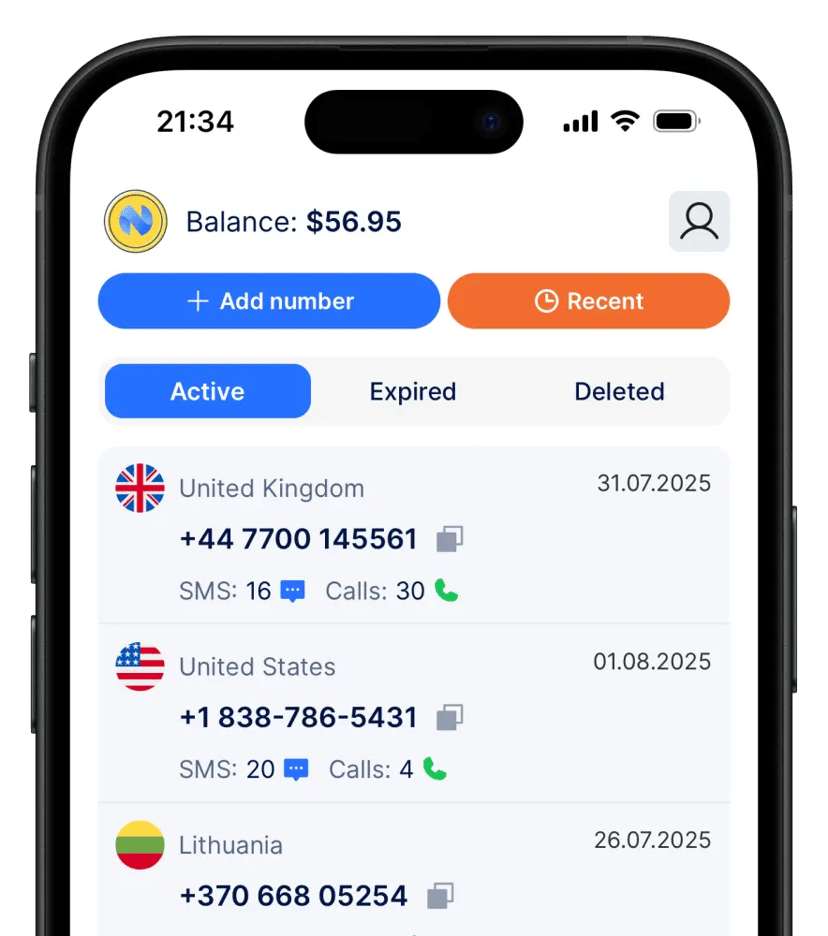 Numgo mobile app